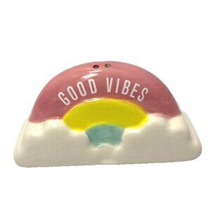 Sanrio Hello Kitty Rainbow Ceramic Pepper Shaker Single Piece 3 Hole Collectible